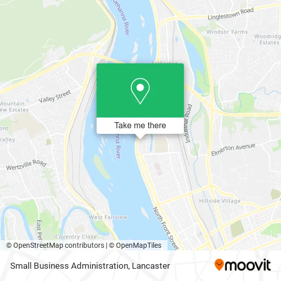 Small Business Administration map