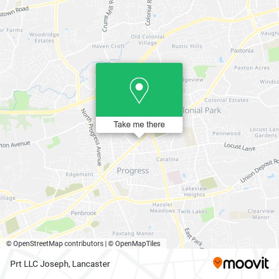 Mapa de Prt LLC Joseph