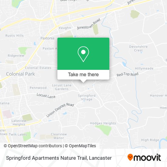 Springford Apartments Nature Trail map