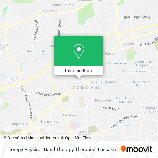 Therapy Physical Hand Therapy Therapist map