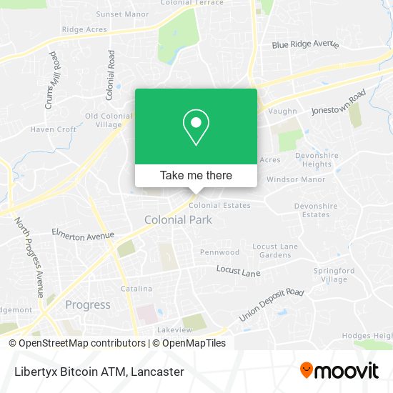 Libertyx Bitcoin ATM map