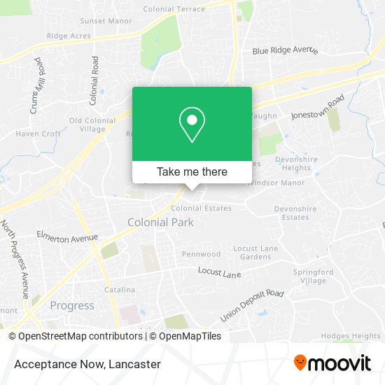 Mapa de Acceptance Now