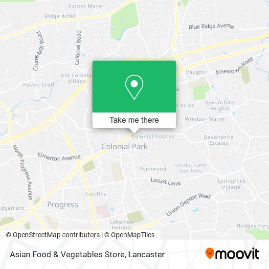 Asian Food & Vegetables Store map