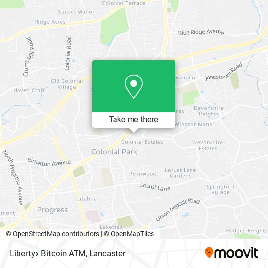 Libertyx Bitcoin ATM map