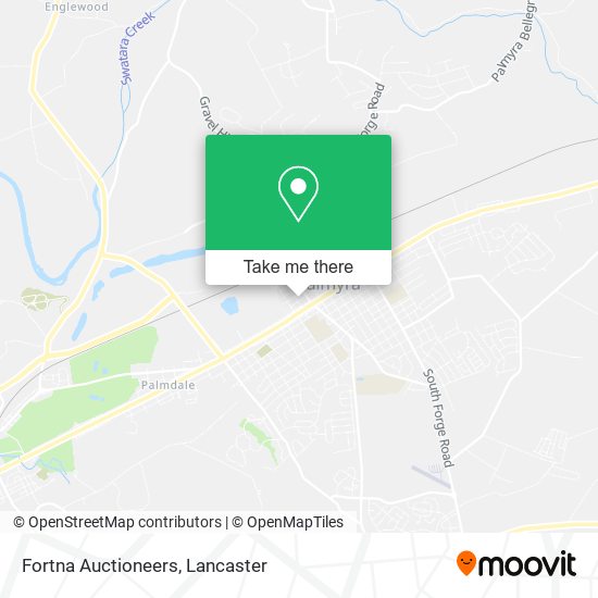 Fortna Auctioneers map