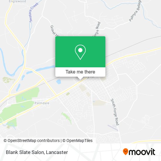 Blank Slate Salon map