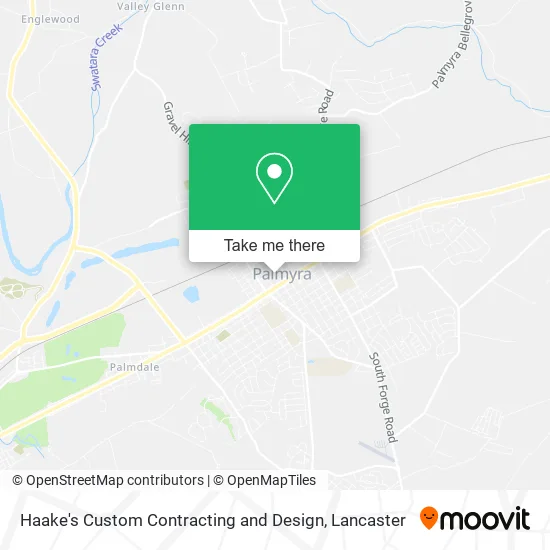 Haake's Custom Contracting and Design map