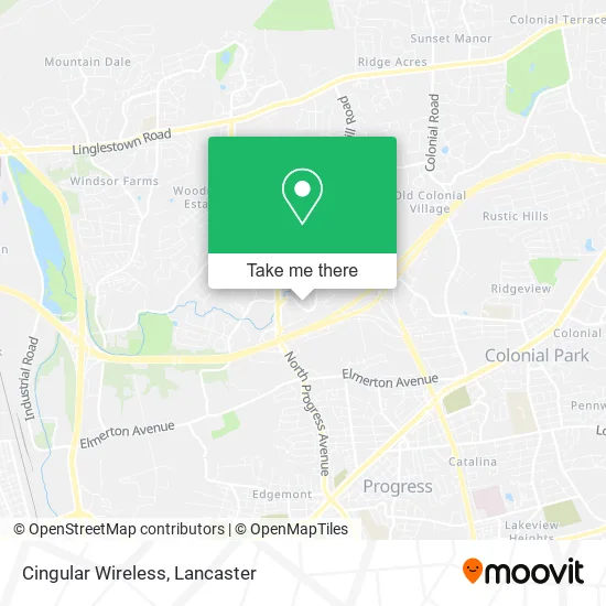 Cingular Wireless map