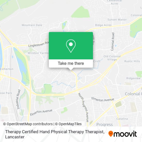 Therapy Certified Hand Physical Therapy Therapist map