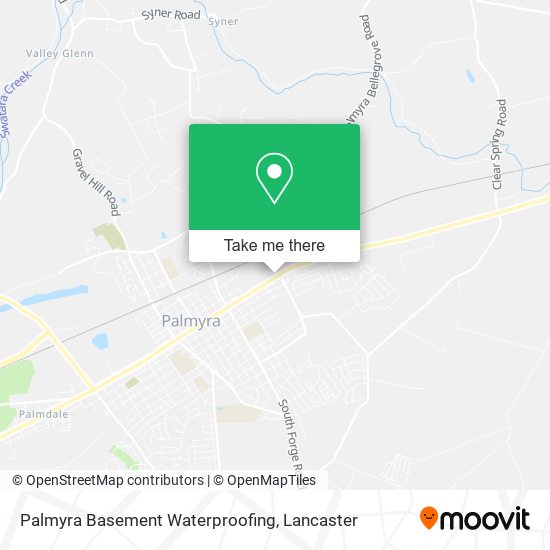 Mapa de Palmyra Basement Waterproofing