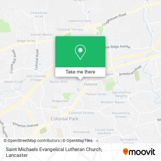Mapa de Saint Michaels Evangelical Lutheran Church