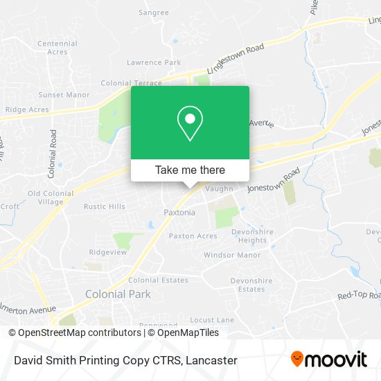 Mapa de David Smith Printing Copy CTRS