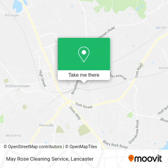 May Rose Cleaning Service map