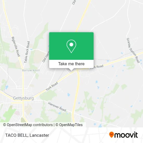 TACO BELL map
