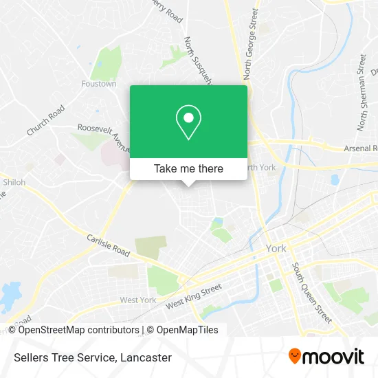 Sellers Tree Service map