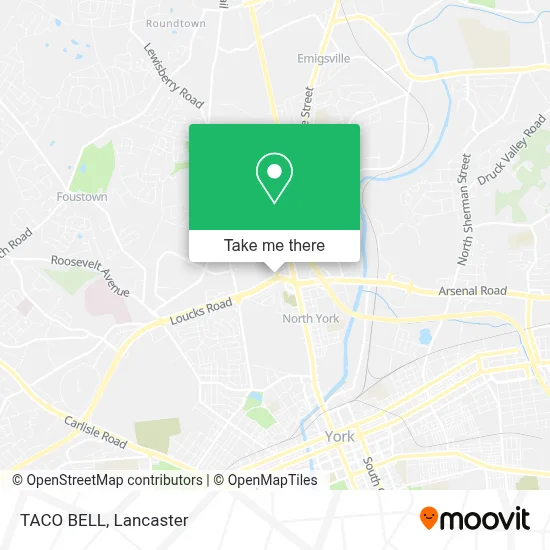 TACO BELL map
