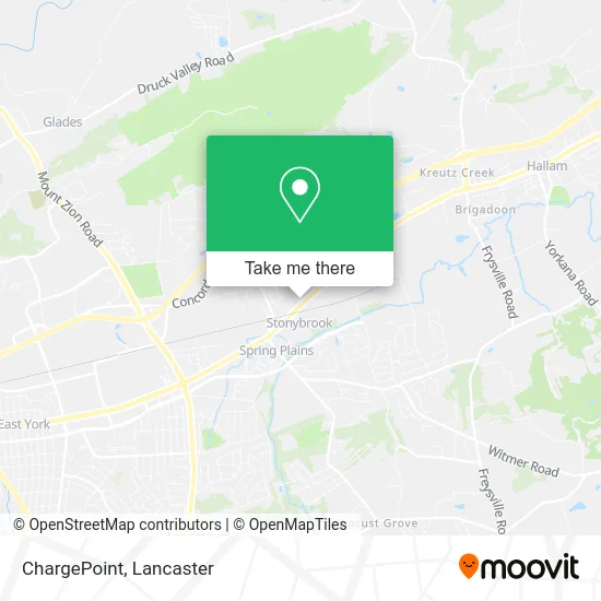 ChargePoint map
