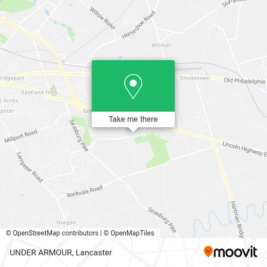 UNDER ARMOUR map