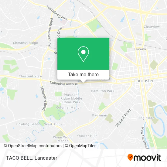 TACO BELL map