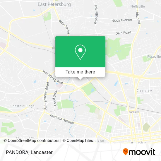 PANDORA map