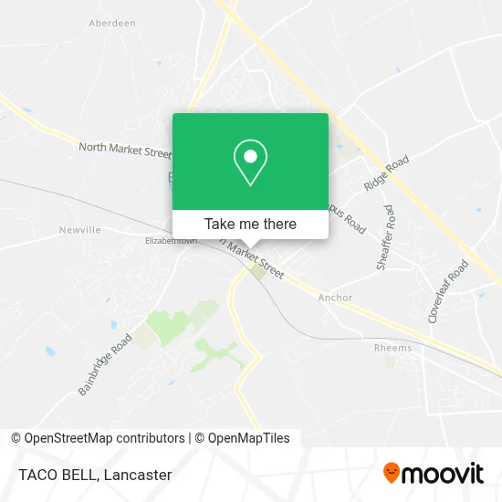TACO BELL map