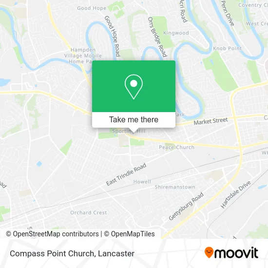 Compass Point Church map