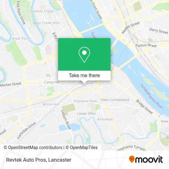 Revtek Auto Pros map