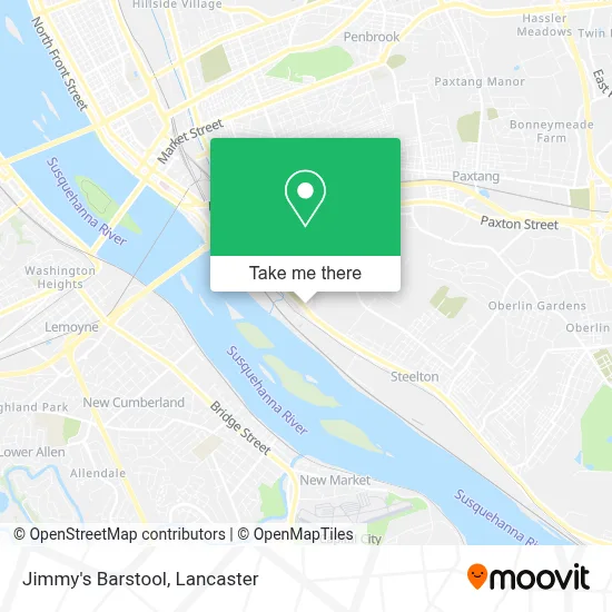 Jimmy's Barstool map