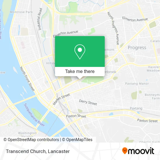 Transcend Church map