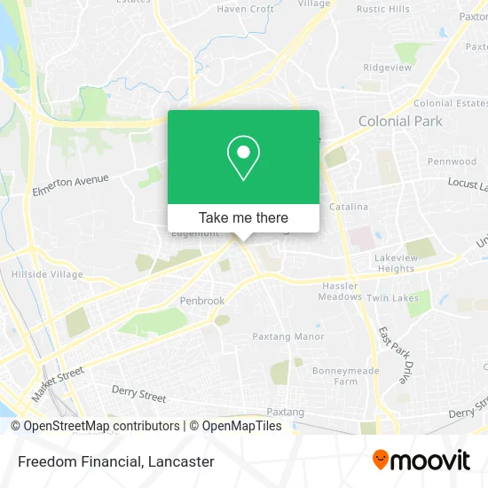 Freedom Financial map