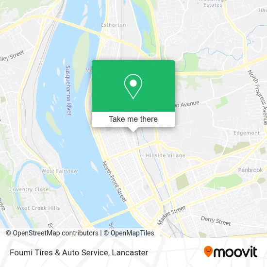 Foumi Tires & Auto Service map