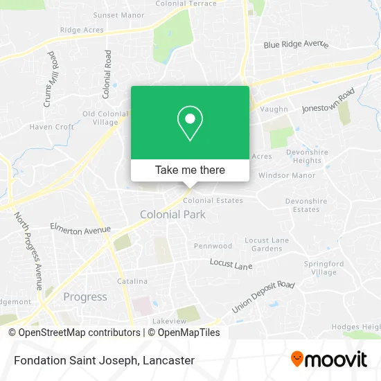 Fondation Saint Joseph map