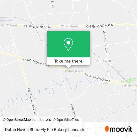 Mapa de Dutch Haven Shoo-Fly Pie Bakery