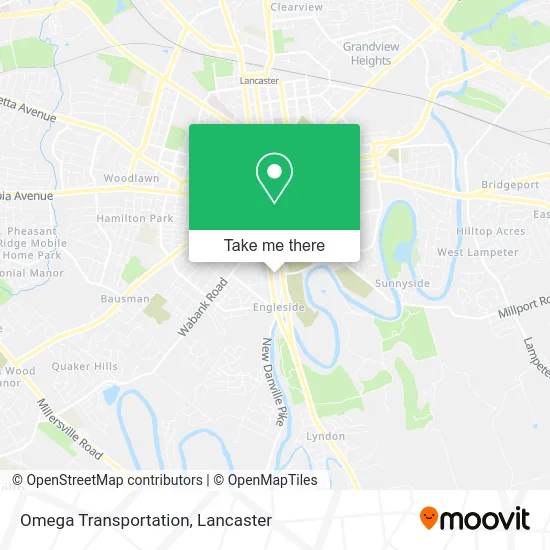 Omega Transportation map