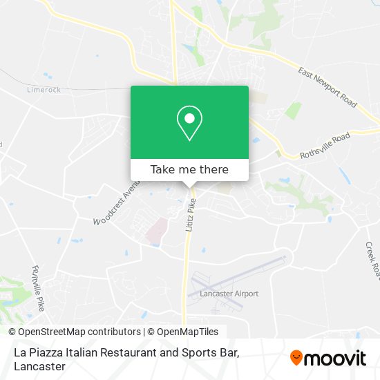 Mapa de La Piazza Italian Restaurant and Sports Bar