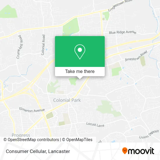 Consumer Cellular map