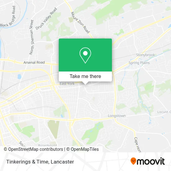 Tinkerings & Time map