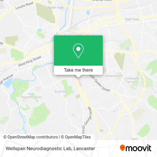 Wellspan Neurodiagnostic Lab map