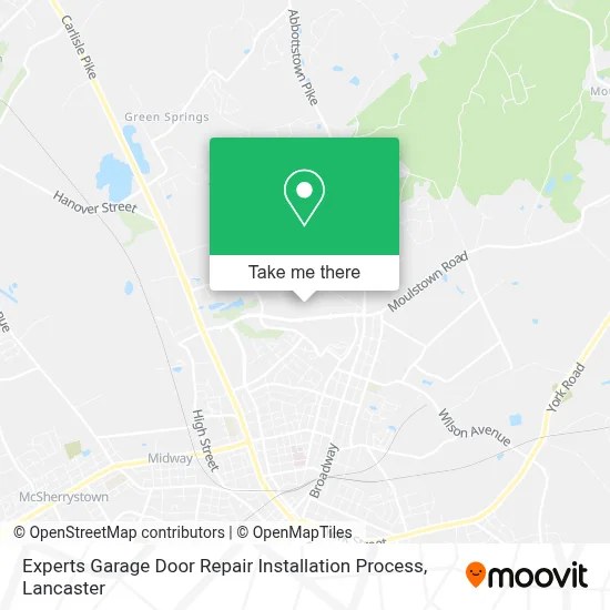 Experts Garage Door Repair Installation Process map