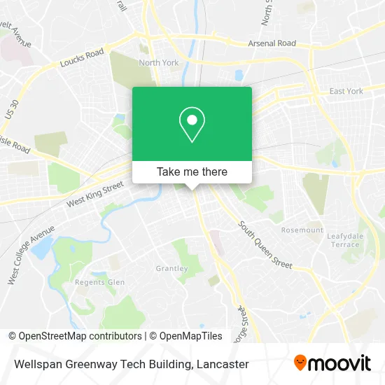 Wellspan Greenway Tech Building map