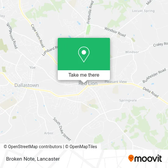 Broken Note map