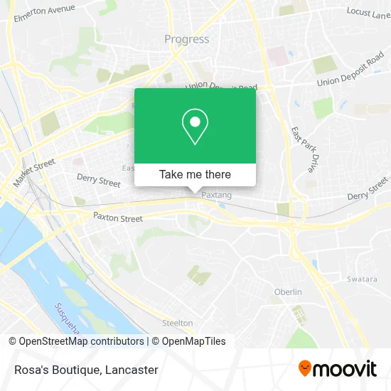 Rosa's Boutique map
