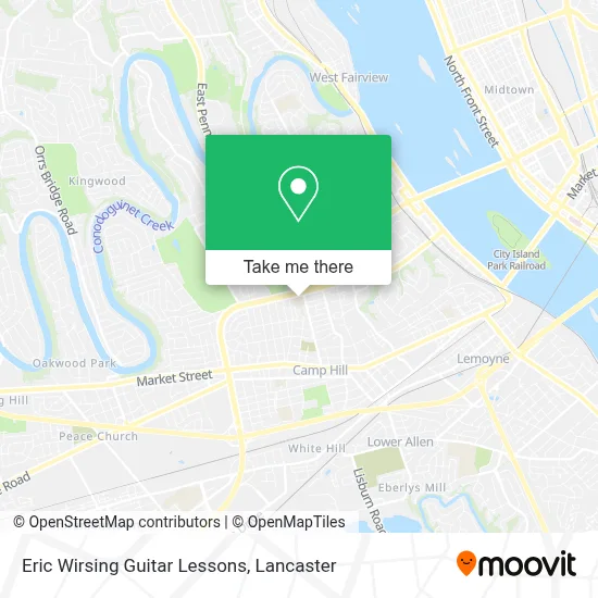 Eric Wirsing Guitar Lessons map