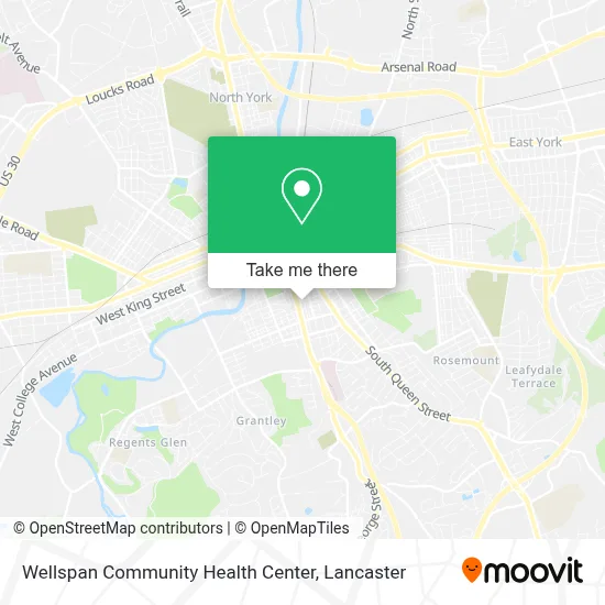 Wellspan Community Health Center map