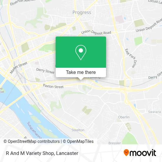 R And M Variety Shop map