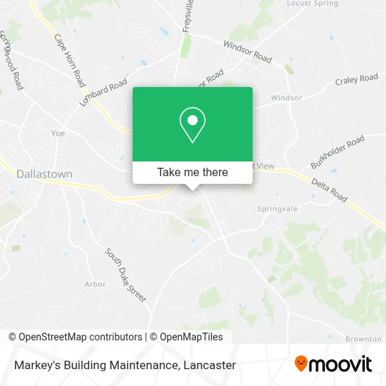 Markey's Building Maintenance map
