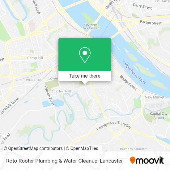 Roto-Rooter Plumbing & Water Cleanup map