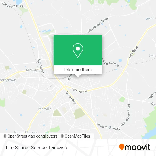 Life Source Service map