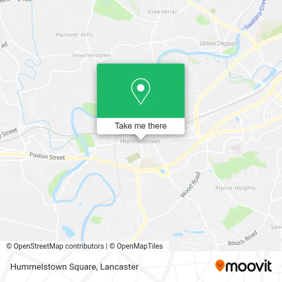 Hummelstown Square map