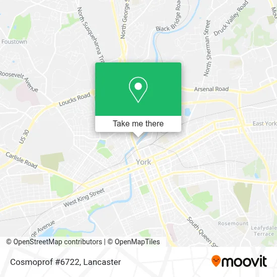 Cosmoprof #6722 map